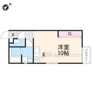 レフレール秋葉【102号室】の間取り