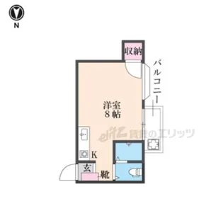 ホワイエMIYAMACHI【205号室】の間取り