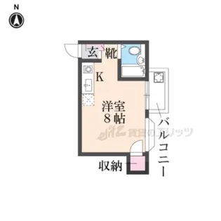 ホワイエMIYAMACHI【301号室】の間取り