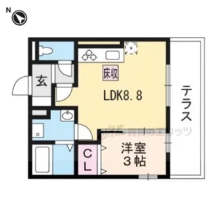 「Sun Silk」【1階】の間取り