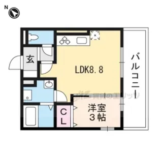 SunSilk【3階】の間取り