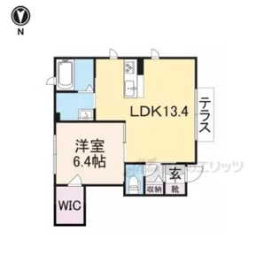 メゾンドール【1階】の間取り