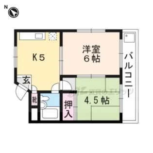 レジデンス中川【302号室】の間取り