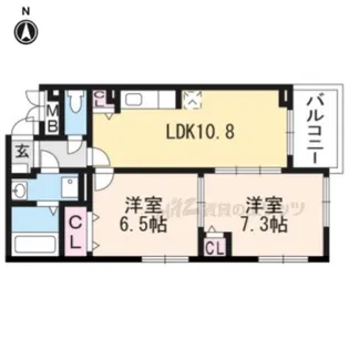 ココプラザ神原【2階】の間取り