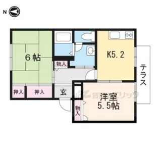 メゾンソレ?ユ?【2階】の間取り