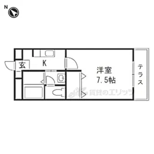 レスポワール【1階】の間取り