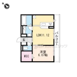 フラン小柿【3階】の間取り