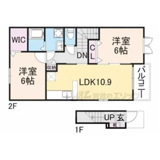 サングレイス【202号室】の間取り