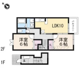 サニー・レジデンスA【202号室】の間取り