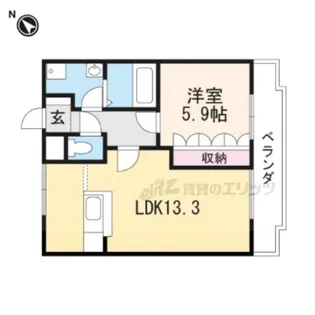 レインボーヒル【2階】の間取り