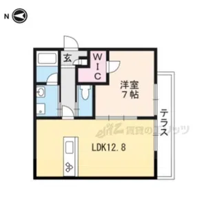 GARNET RESIDENCE聖護院ONE【306号室】の間取り
