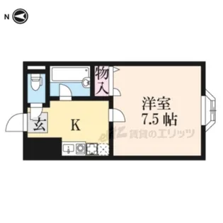 シティハイツ【306号室】の間取り