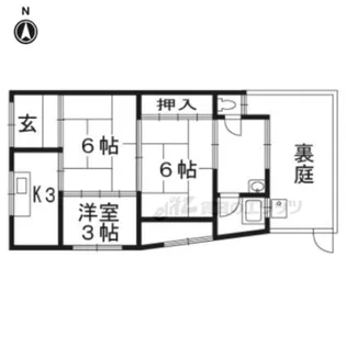 第三小富士荘【1階】の間取り