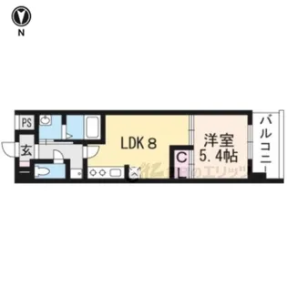 LaMaisonKuramaguchi【302号室】の間取り