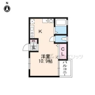 メゾン・グランデ下阪本【1階】の間取り