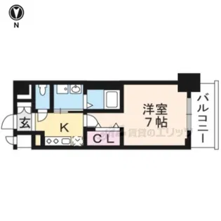 「ベラジオ雅び烏丸十条」【2階】の間取り