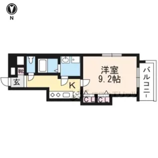 メゾン・コパン【2-J号室】の間取り