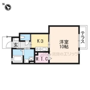 ウエストパレス?【1階】の間取り