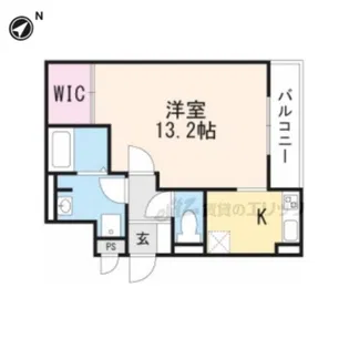 ウィステリア岡山手【3階】の間取り