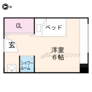 くずは寮【236号室】の間取り