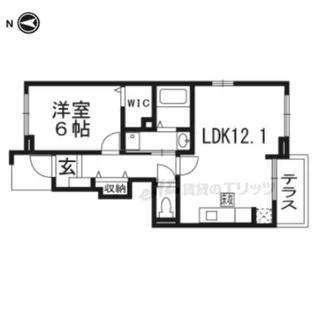 かさべるで石原【1階】の間取り