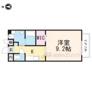 シェロウェンTOS【2階】の間取り