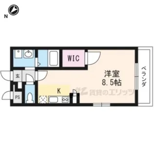 アンプルール フラーリッシュ【1階】の間取り