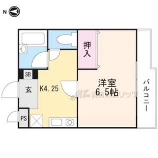 ハイツセントポーリア【2階】の間取り