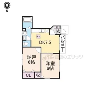 フォレストパーク・伍番館【101号室】の間取り