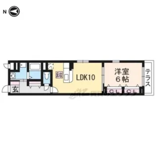 Park sideケヤキ?【1階】の間取り
