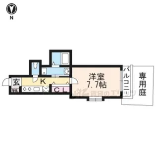 メゾンメルシー【1階】の間取り