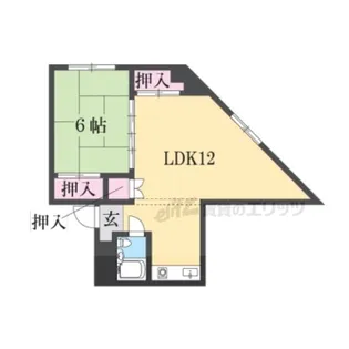 コーポラスタナカ【201号室】の間取り