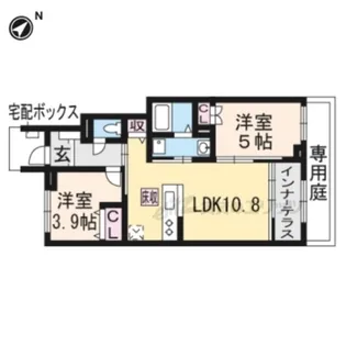 シャトリエ【1階】の間取り