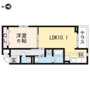 SMILE CASA【1階】の間取り