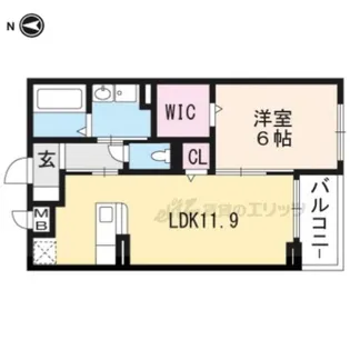 SMILE CASA【2階】の間取り