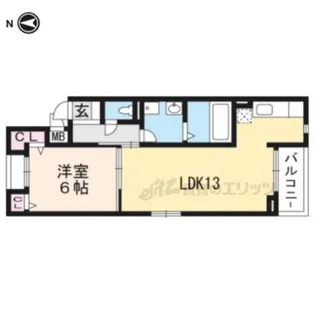 SMILE CASA【2階】の間取り