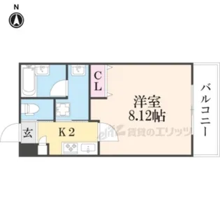 PORTOFINO久津川【305号室】の間取り