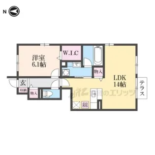 コージーコート・A【101号室】の間取り