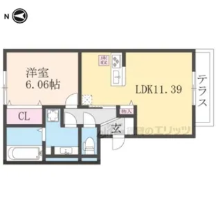 ベルコート川崎【1階】の間取り