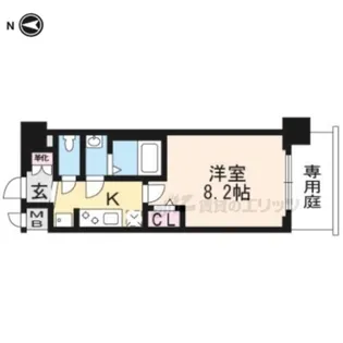 プレサンスTHE KYOTO東福寺EAST【1階】の間取り