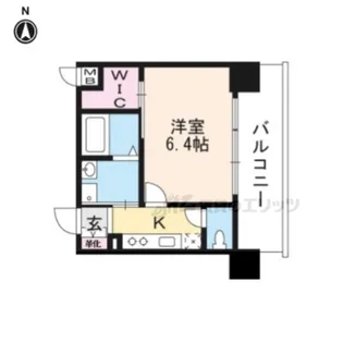 プレサンスTHE KYOTO東福寺WEST【4階】の間取り