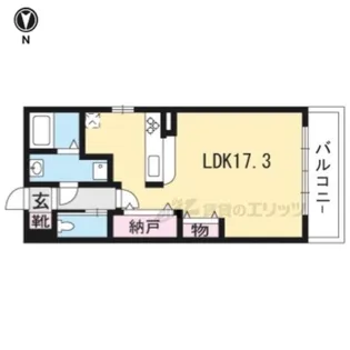 カローレ御所南【401号室】の間取り