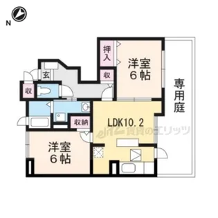 フィオーレ?【1階】の間取り
