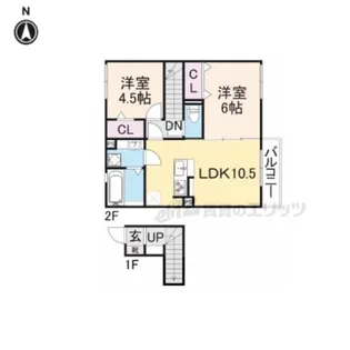 Y´s court横田【206号室】の間取り