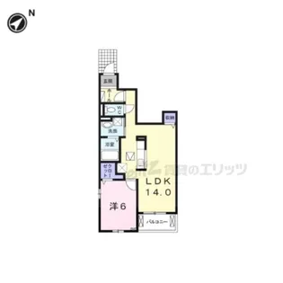 ミレグランデマウンテン【105号室】の間取り