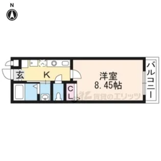 LaFite OMIYA【203号室】の間取り