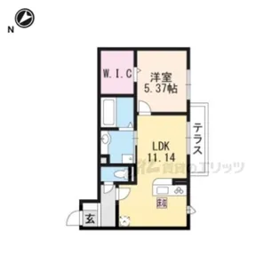 シャルム・リリー【102号室】の間取り