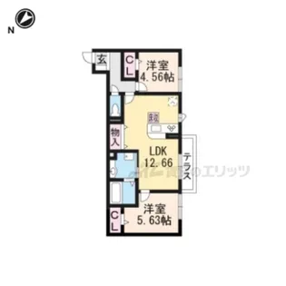 シャルム・リリー【303号室】の間取り