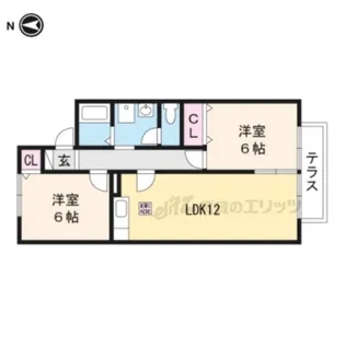 フローラ【1階】の間取り