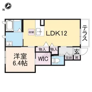 メゾン ド セゾン【102号室】の間取り